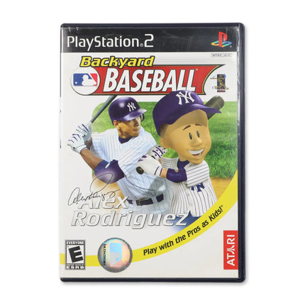 Backyard Baseball for Sony PlayStation 2 - Case front cover - Complete in box or case and game.