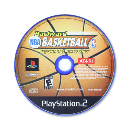 Backyard Basketball for Sony PlayStation 2 - Disc front with label - Game only.
