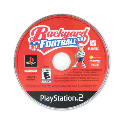 Backyard Football 09 for Sony PlayStation 2 - Disc front with label - Game only.