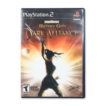 Baldur's Gate Dark Alliance for Sony PlayStation 2 - Case front cover - Complete in box or case and game.