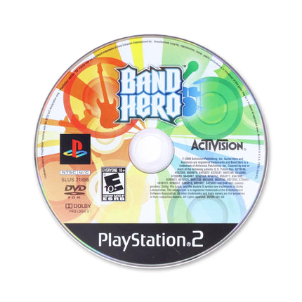 Band Hero for Sony PlayStation 2 - Disc front with label - Game only.