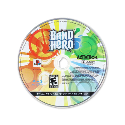 Band Hero for PlayStation 3 - Cartridge front with label - Game only.