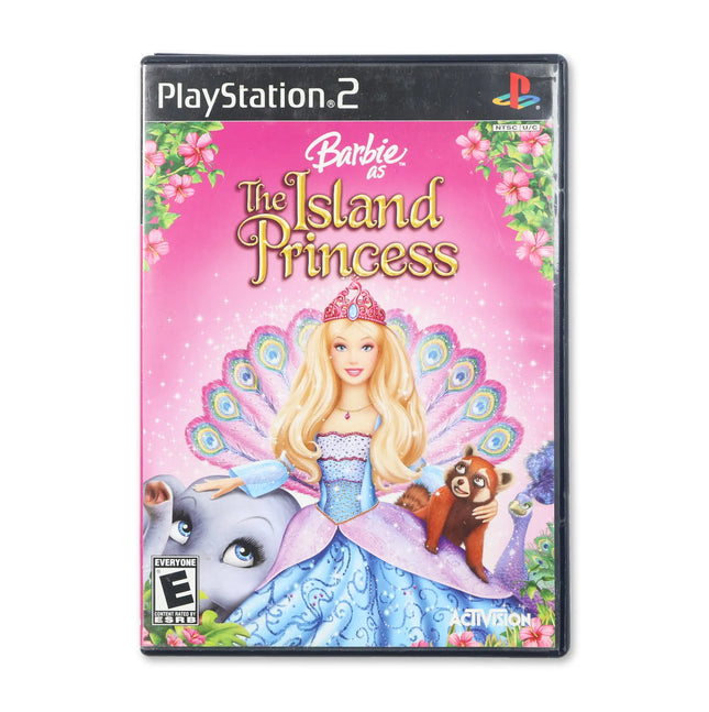 Barbie as the Island Princess for Sony PlayStation 2 - Case front cover - Complete in box or case and game.