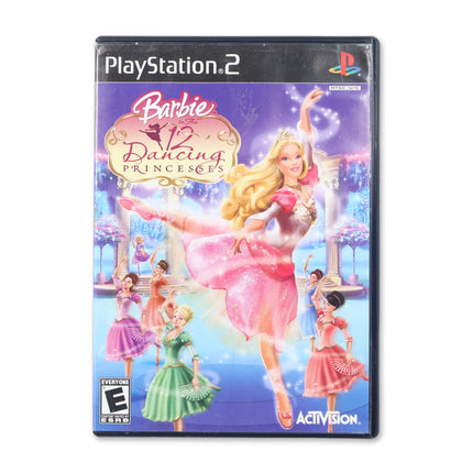 Barbie in The 12 Dancing Princesses for Sony PlayStation 2 - Case front cover - Complete in box or case and game.