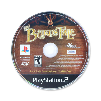 Bard's Tale for Sony PlayStation 2 - Disc front with label - Game only.