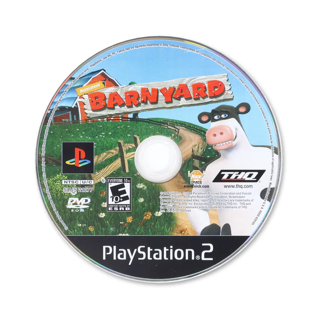 Barnyard for Sony PlayStation 2 - Disc front with label - Game only.