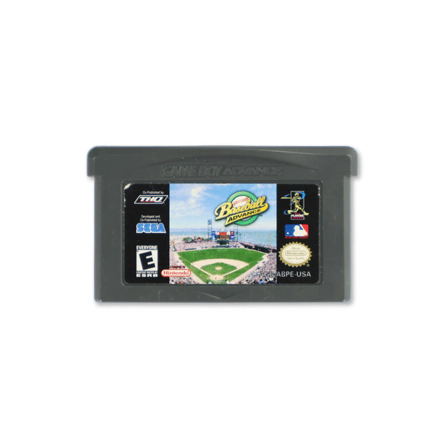 Baseball Advance for Nintendo Game Boy Advance - Cartridge front with label - Game only.
