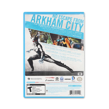 Batman: Arkham City Armored Edition for Wii U - Box back - Product gallery.