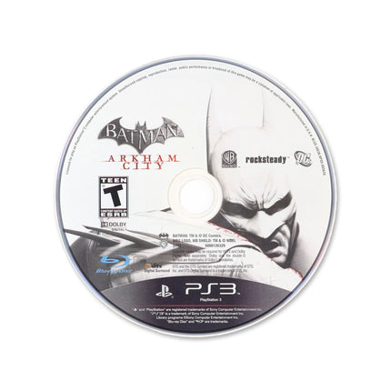 Batman: Arkham City for PlayStation 3 - Cartridge front with label - Game only.