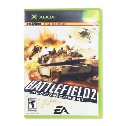 Battlefield 2 Modern Combat for Microsoft Xbox - Case front cover - Complete in box or case and game.