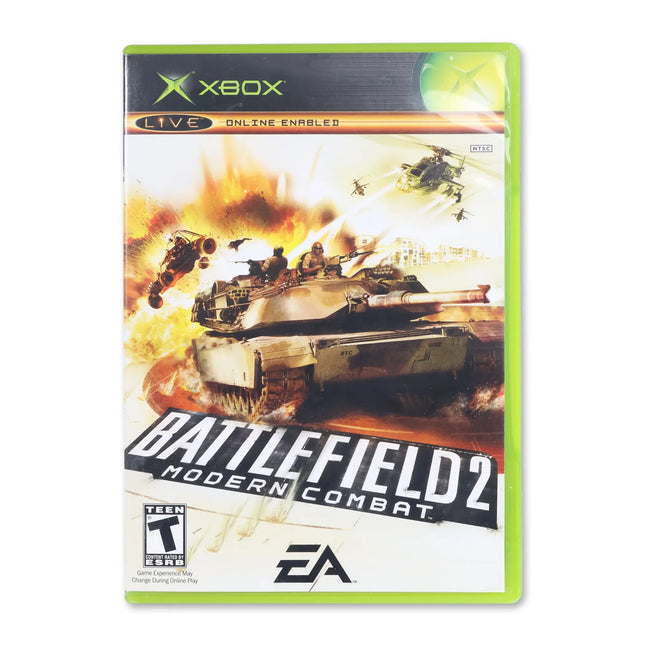 Battlefield 2 Modern Combat for Microsoft Xbox - Case front cover - Complete in box or case and game.