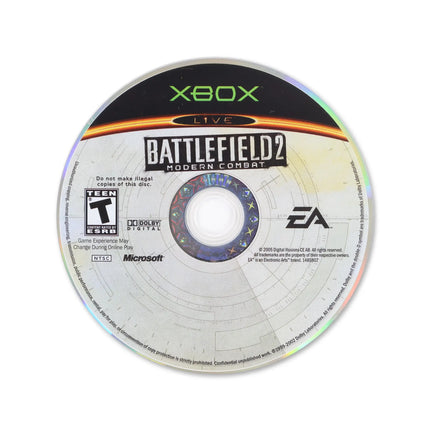 Battlefield 2 Modern Combat for Microsoft Xbox - Disc front with label - Game only.