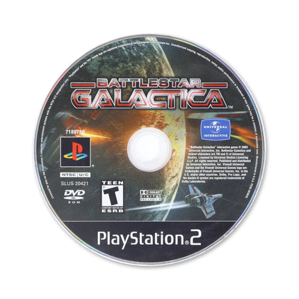 Battlestar Galactica for Sony PlayStation 2 - Disc front with label - Game only.