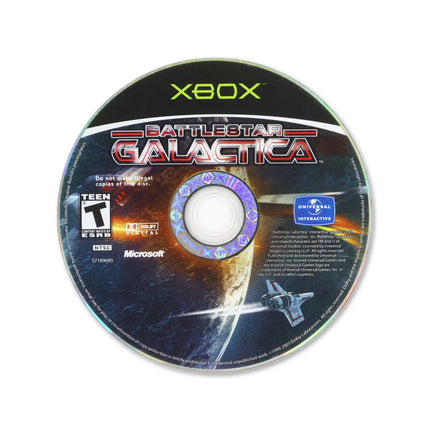 Battlestar Galactica for Microsoft Xbox - Disc front with label - Game only.