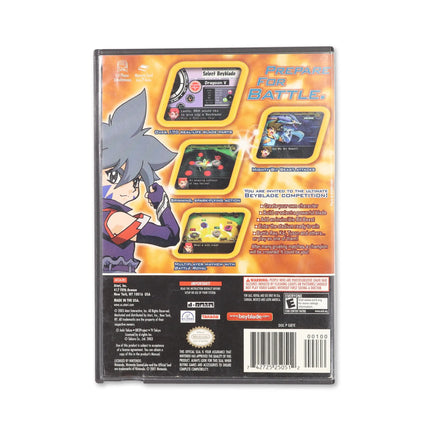 Beyblade V Force for Nintendo GameCube - Case back cover - Product gallery.