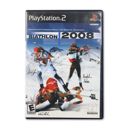 Biathlon 2008 for Sony PlayStation 2 - Case front cover - Complete in box or case and game.
