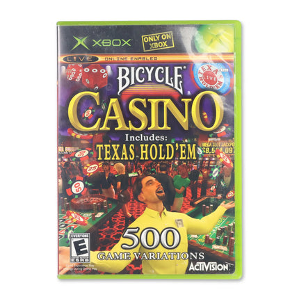 Bicycle Casino for Microsoft Xbox - Case front cover - Complete in box or case and game.