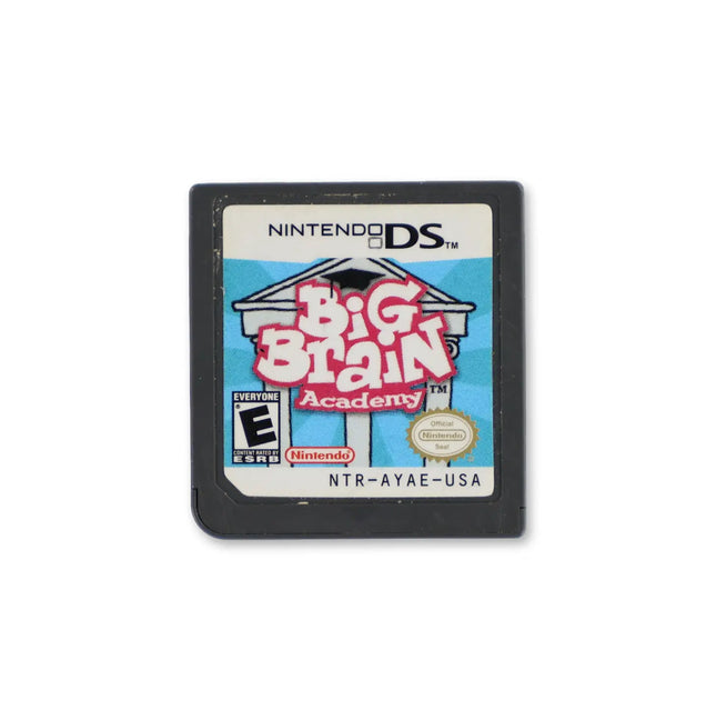Big Brain Academy for Nintendo DS - Cartridge front with label - Game only.