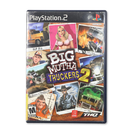 Big Mutha Truckers 2 for Sony PlayStation 2 - Case front cover - Complete in box or case and game.