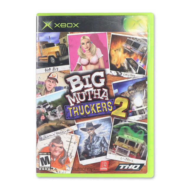 Big Mutha Truckers 2 for Microsoft Xbox - Case front cover - Complete in box or case and game.