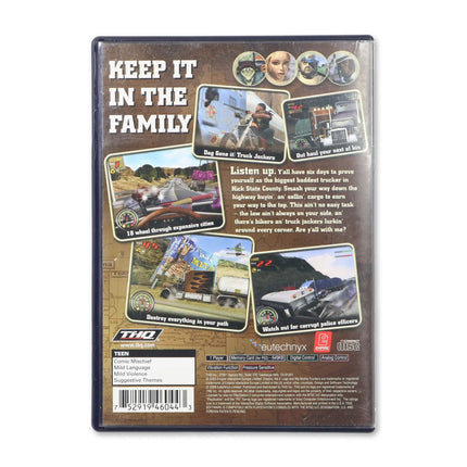 Big Mutha Truckers for Sony PlayStation 2 - Case back cover - Product gallery.