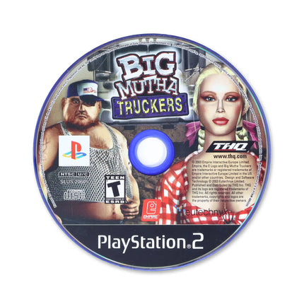 Big Mutha Truckers for Sony PlayStation 2 - Disc front with label - Game only.