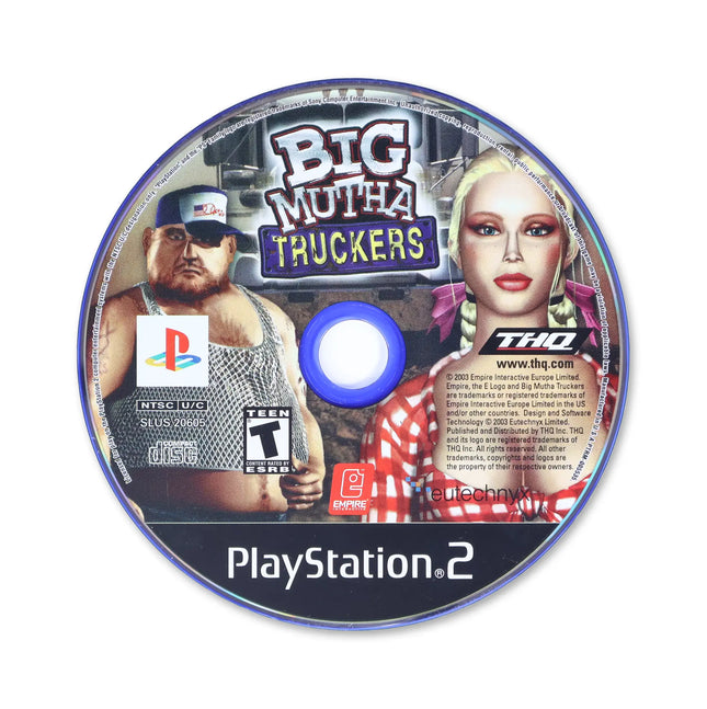 Big Mutha Truckers for Sony PlayStation 2 - Disc front with label - Game only.