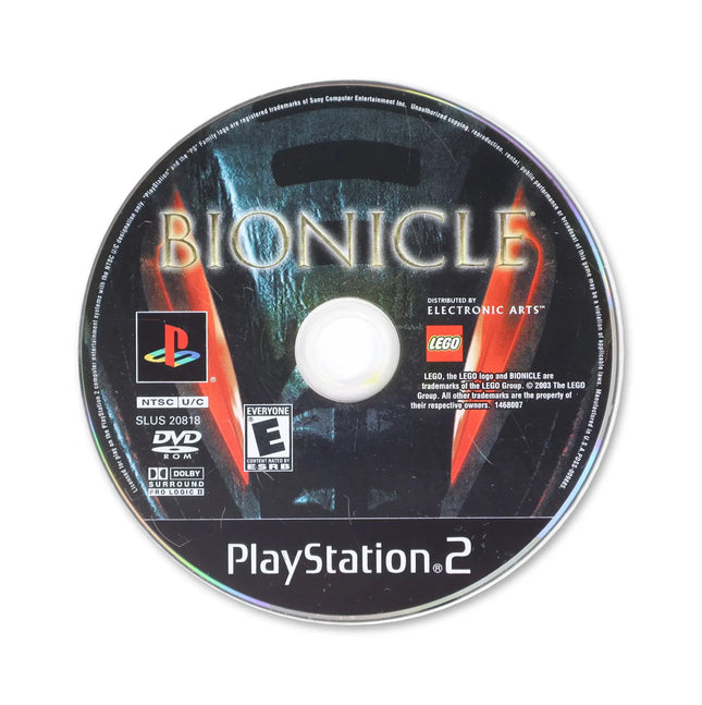 Bionicle for Sony PlayStation 2 - Disc front with label - Game only.