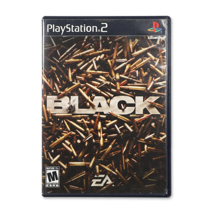 Black for Sony PlayStation 2 - Case front cover - Complete in box or case and game.