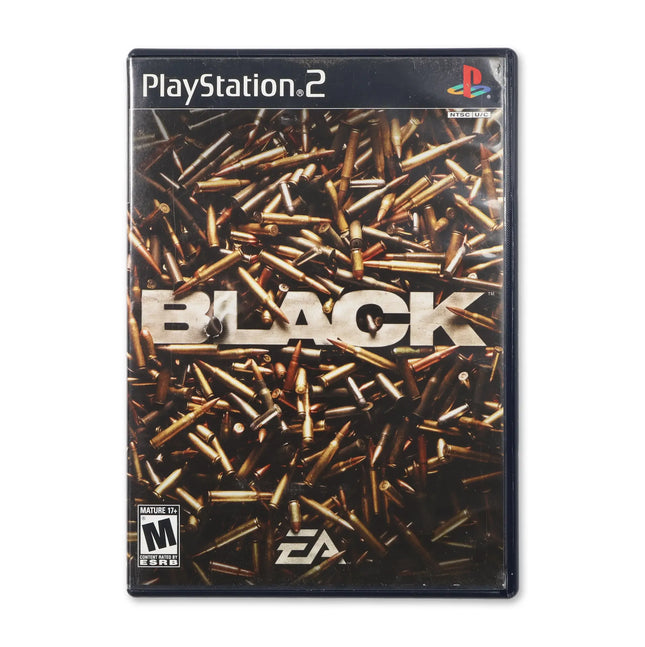 Black for Sony PlayStation 2 - Case front cover - Complete in box or case and game.