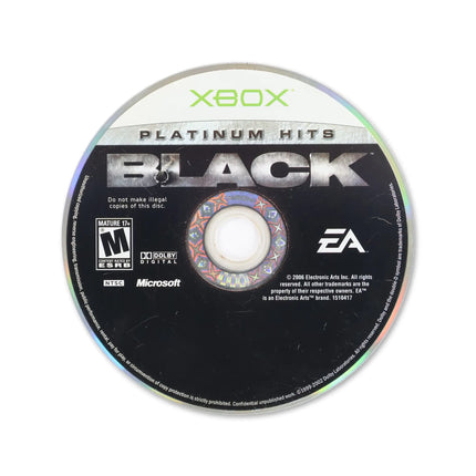 Black for Microsoft Xbox - Disc front with label - Game only.