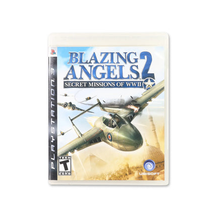 Blazing Angels 2 Secret Missions for PlayStation 3 - Box front - Complete in box or box and game.