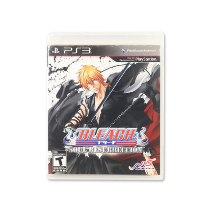 Bleach: Soul Resurreccion for PlayStation 3 - Box front - Complete in box or box and game.