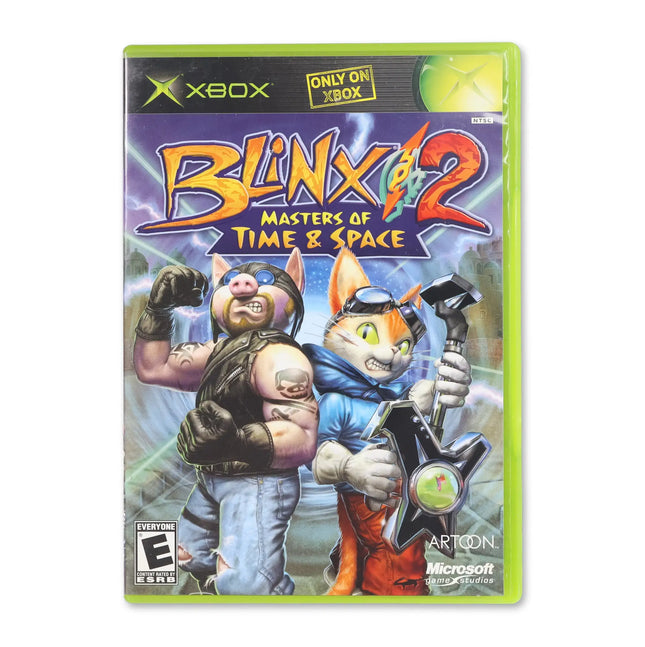 Blinx 2 for Microsoft Xbox - Case front cover - Complete in box or case and game.