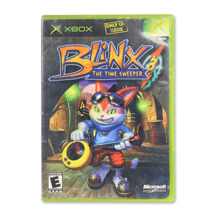 Blinx Time Sweeper for Microsoft Xbox - Case front cover - Complete in box or case and game.