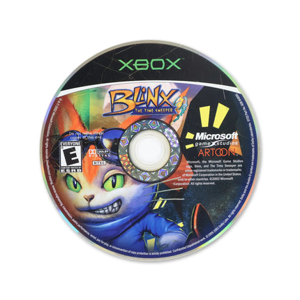 Blinx Time Sweeper for Microsoft Xbox - Disc front with label - Game only.