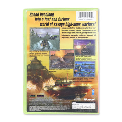 Blood Wake for Microsoft Xbox - Case back cover - Product gallery.