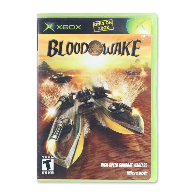 Blood Wake for Microsoft Xbox - Case front cover - Complete in box or case and game.