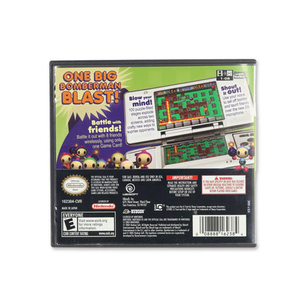 Bomberman for Nintendo DS - Box back - Product gallery.