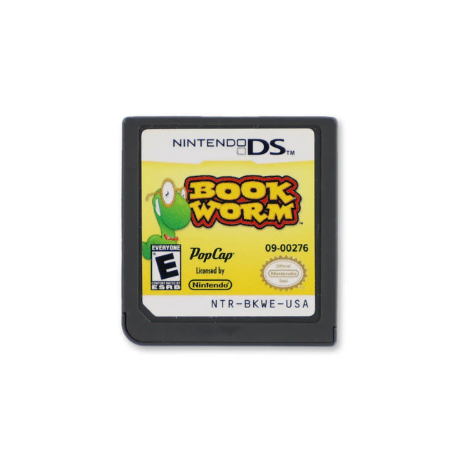 Bookworm for Nintendo DS - Cartridge front with label - Game only.