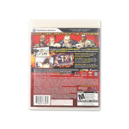 Borderlands for PlayStation 3 - Box back - Product gallery.