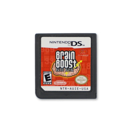 Brain Boost Beta Wave for Nintendo DS - Cartridge front with label - Game only.