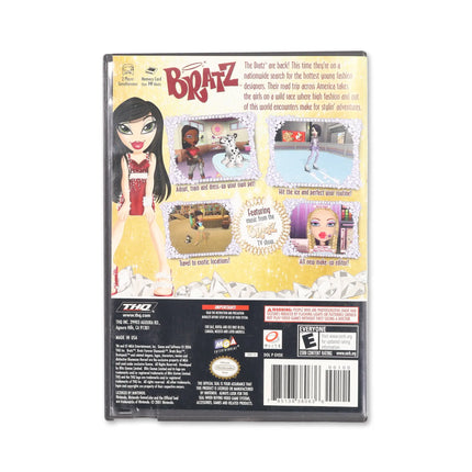 Bratz Forever Diamondz for Nintendo GameCube - Case back cover - Product gallery.