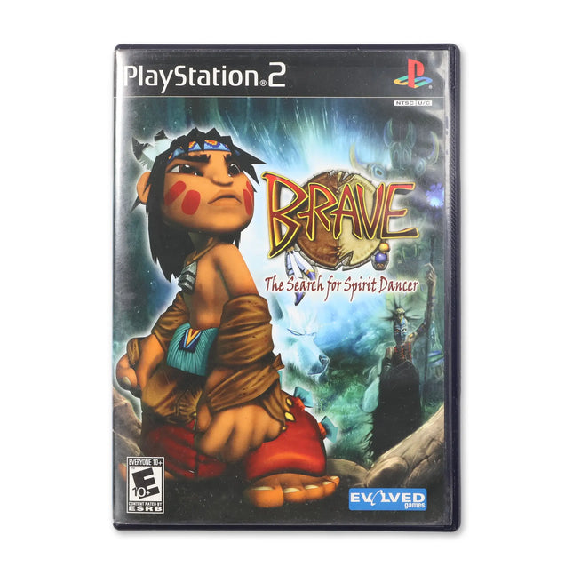 Brave The Search for Spirit Dancer for Sony PlayStation 2 - Case front cover - Complete in box or case and game.