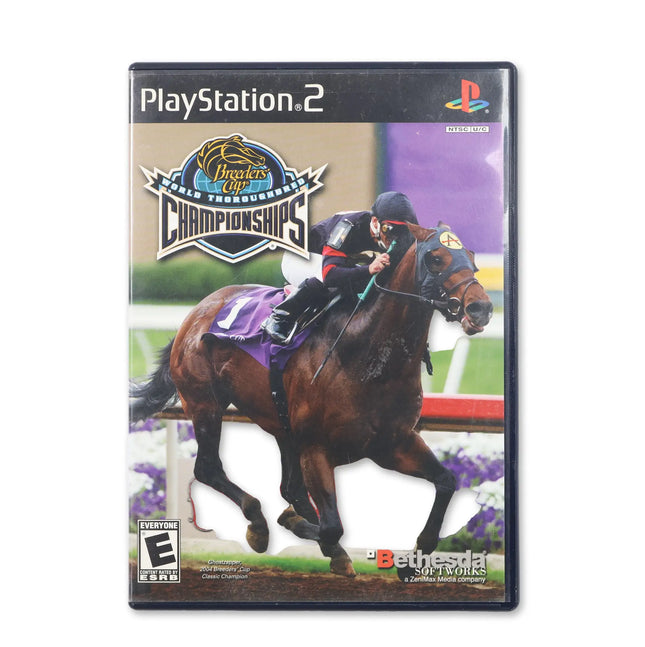 Breeders' Cup World Thoroughbred Championships for Sony PlayStation 2 - Case front cover - Complete in box or case and game.