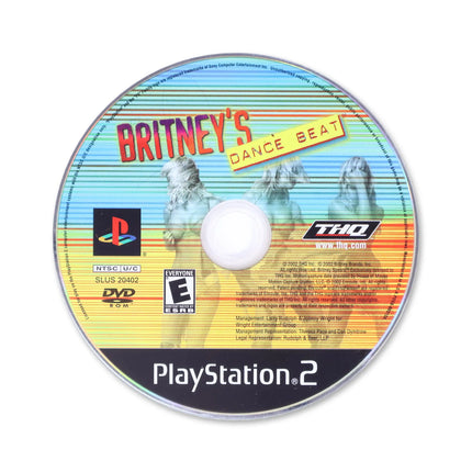 Britney's Dance Beat for Sony PlayStation 2 - Disc front with label - Game only.