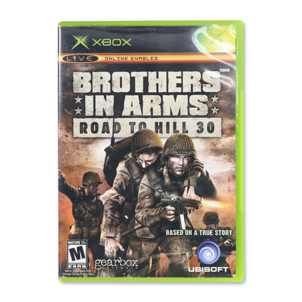 Brothers in Arms Road to Hill 30 for Microsoft Xbox - Case front cover - Complete in box or case and game.