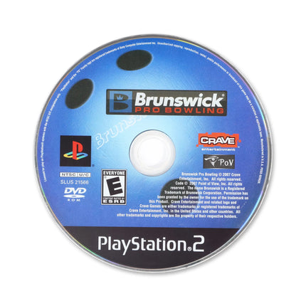 Brunswick Pro Bowling for Sony PlayStation 2 - Disc front with label - Game only.