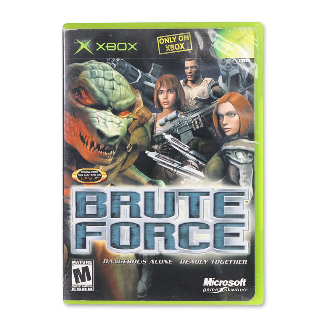 Brute Force for Microsoft Xbox - Case front cover - Complete in box or case and game.