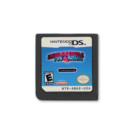 Bubble Bobble Revolution for Nintendo DS - Cartridge front with label - Game only.